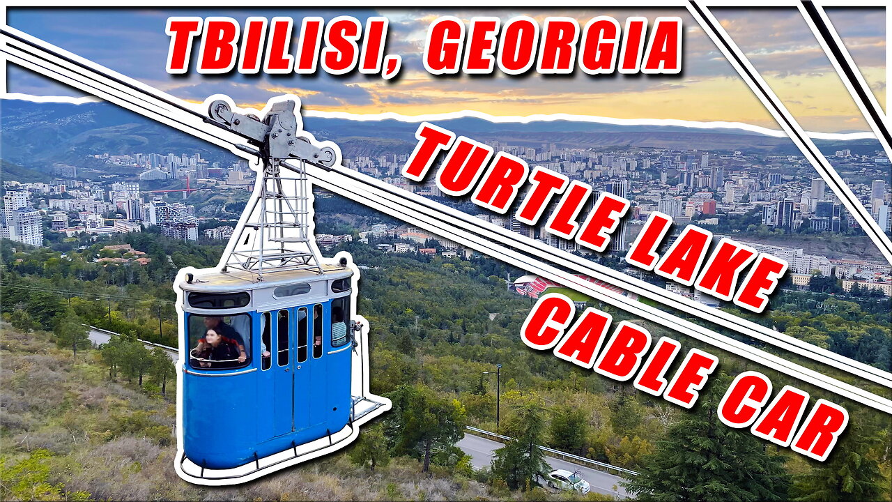 Descent on the Turtle Lake Cable Car: Turtle Lake → Vake Park [Window View]