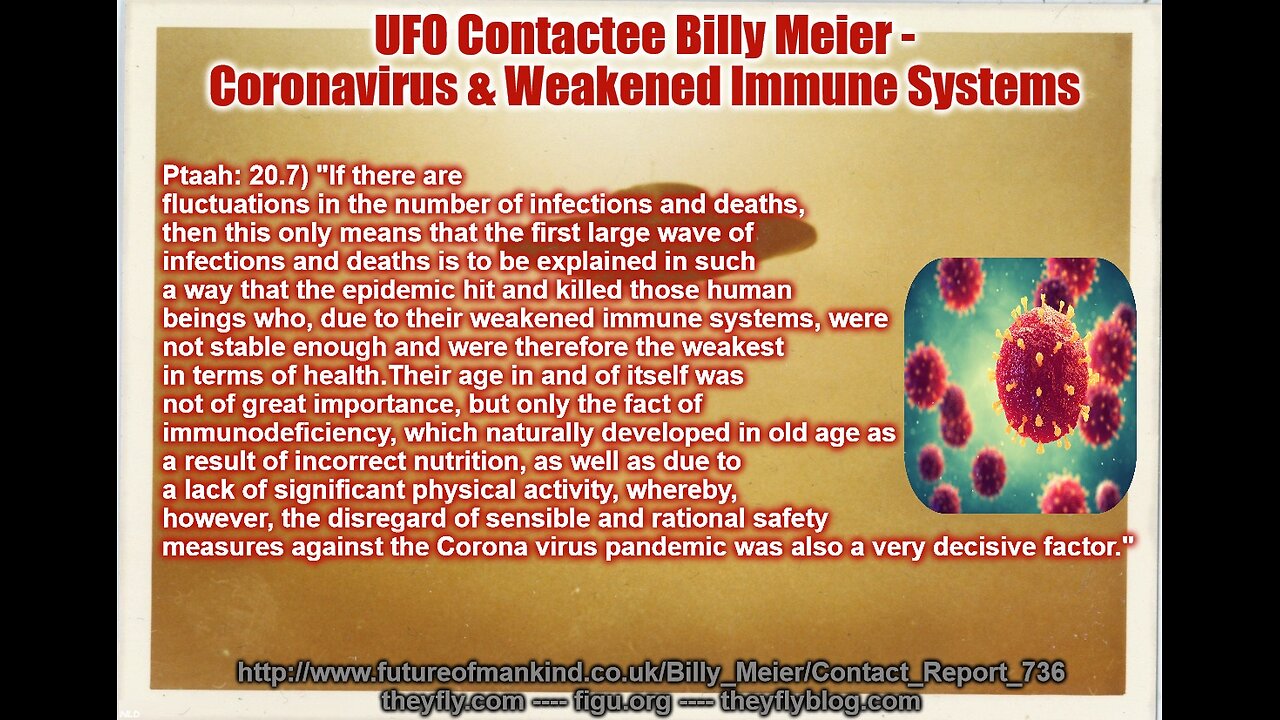 Billy Meier UFO Contact Reports - Immune System Q A