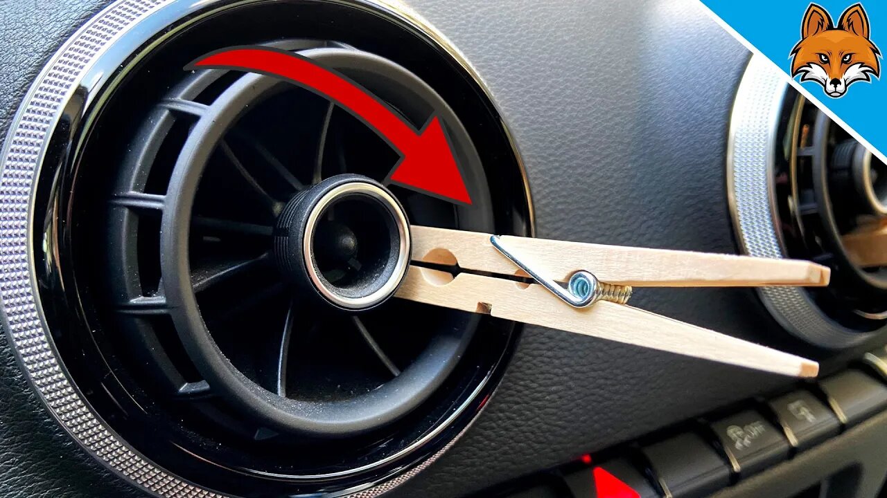 Put a Clothespin on your car and WATCH WHAT HAPPENS 💥 (Genius) 🤯