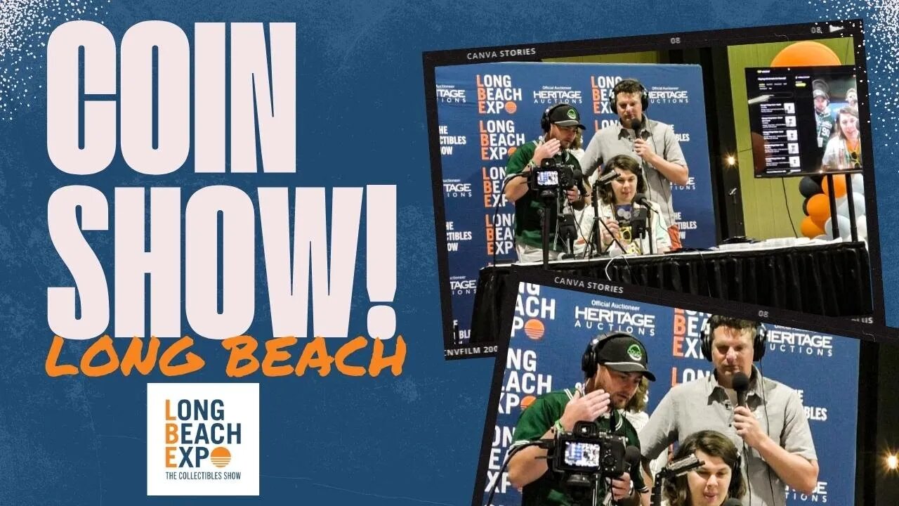 LONG BEACH COIN SHOW Behind the Scenes with Matty Cardarople and Couch Collectibles!