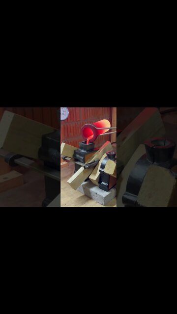 🔥Amazing Metal Casting🔥 #pouring #silver #sandcasting #rings