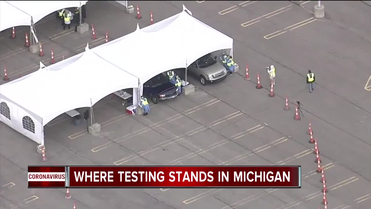 Leaders say Michigan not close to having access to testing needed to re-open economy