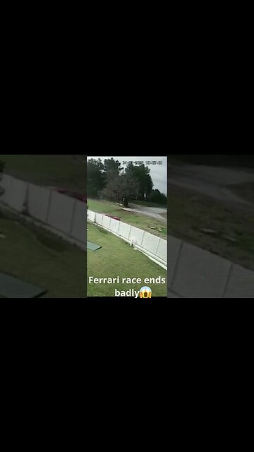 Ferrari race ends badly#shorts