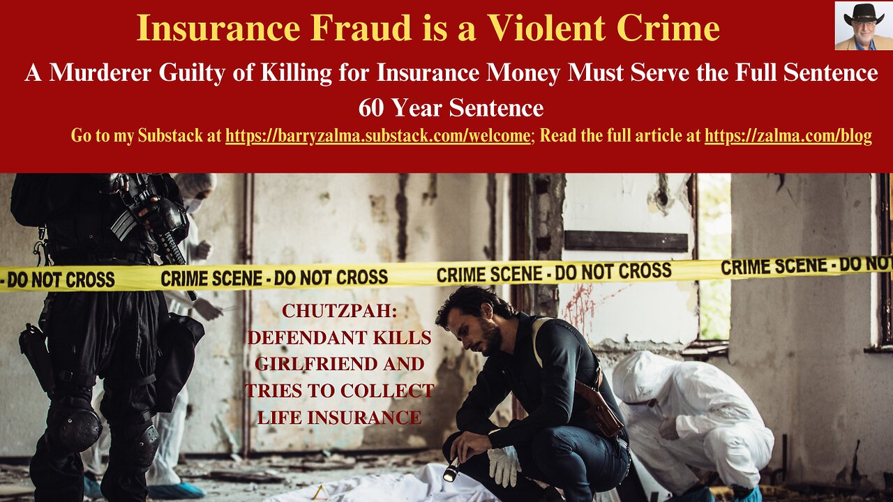 Insurance Fraud is a Violent Crime