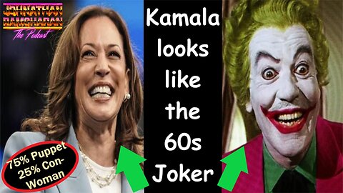 Kamala looks like the 60s Joker | Johnathan Ramcharan the Podcast