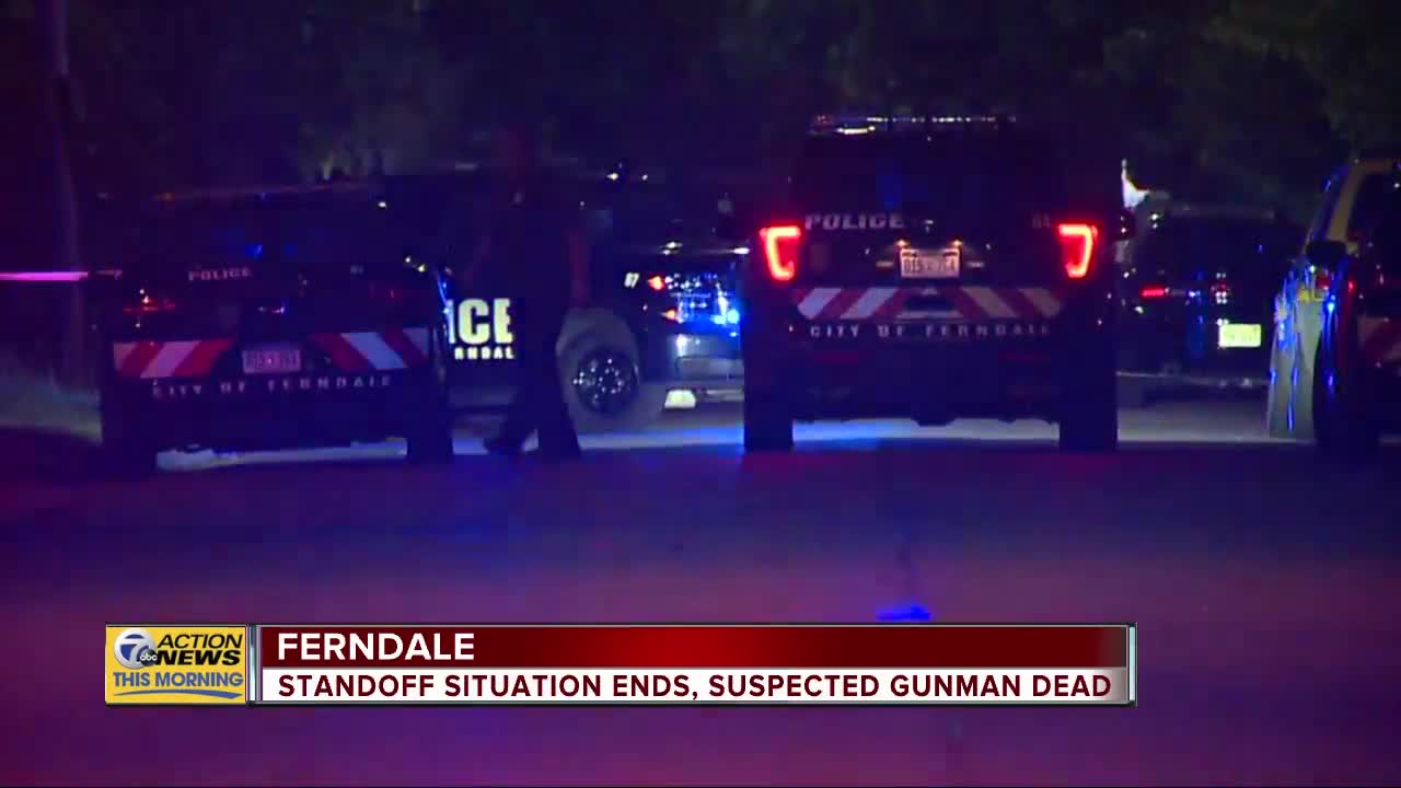 Ferndale standoff situation ends, suspected gunman dead