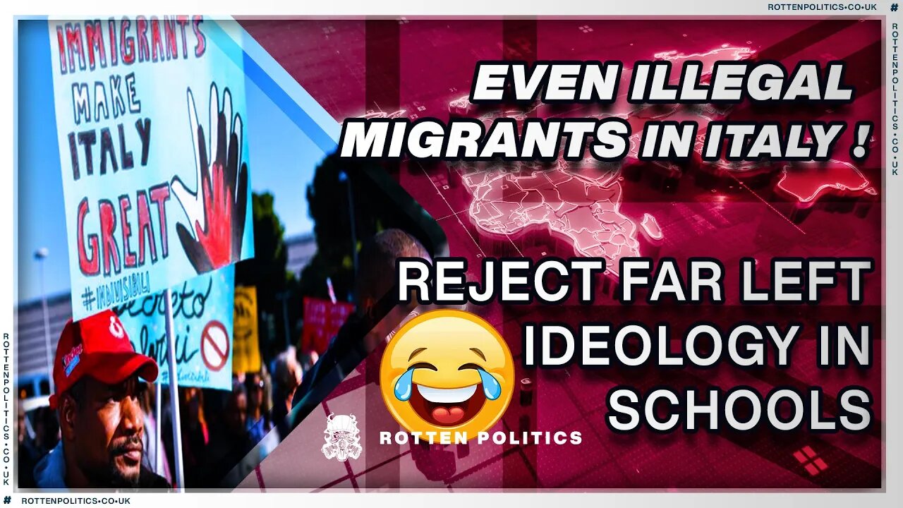 Even Italy's migrants REJECT the woke far left lol