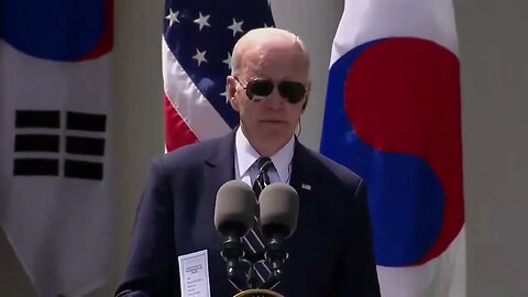 At Press Conference With South Korean President, Biden Says He's "Not Concerned About China"