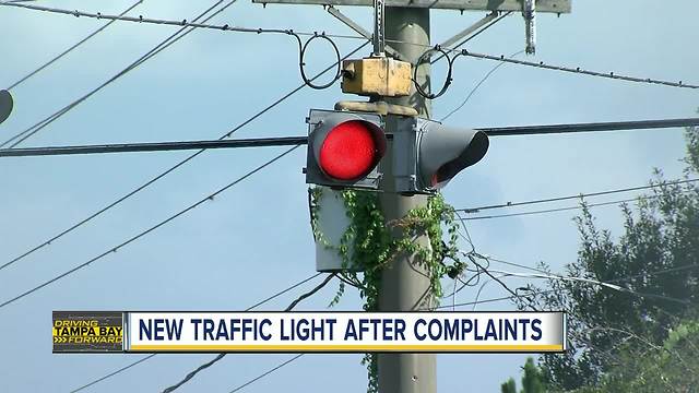 Complaints lead to new Riverview traffic light