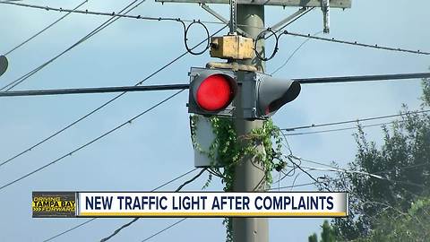 Complaints lead to new Riverview traffic light