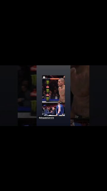 The Booth of UFC commentators reaction to Alex poatan pereira.