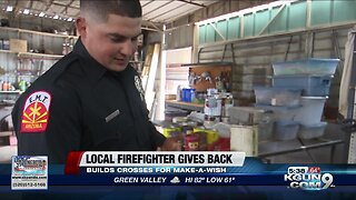 Golder Ranch firefighter brings hope to kids through steel crosses