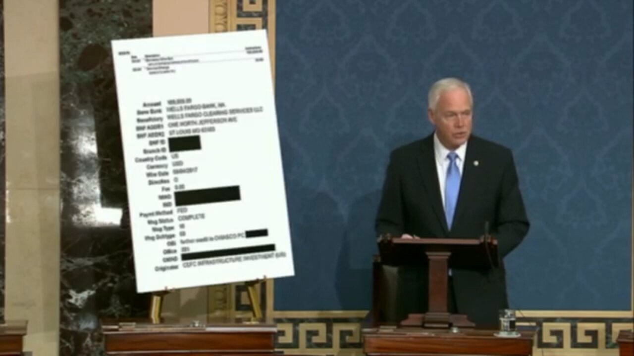 Sen. Ron Johnson says the media is covering up Biden being ‘almost certainly compromised’