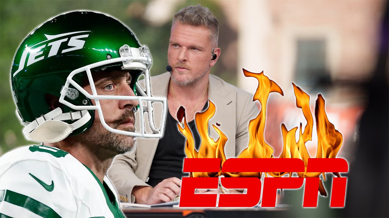 Pat McAfee PANICS! Gets DESTROYED as he tries to do DAMAGE CONTROL on ESPN BANNING Aaron Rodgers!