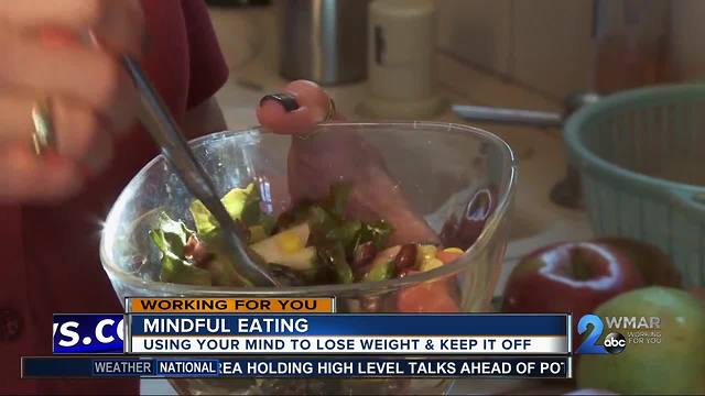 "Mindful Eating" helping some people shed unwanted pounds