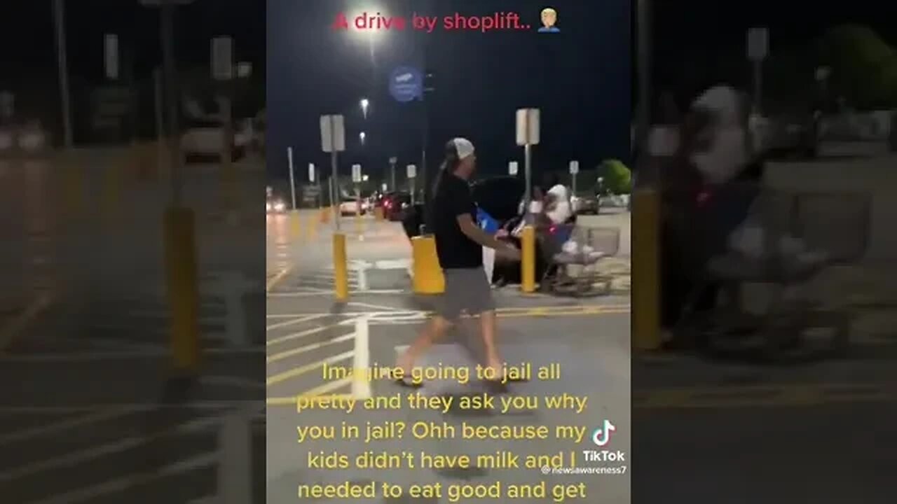 Drive By Looting in a Walmart in New Jersey