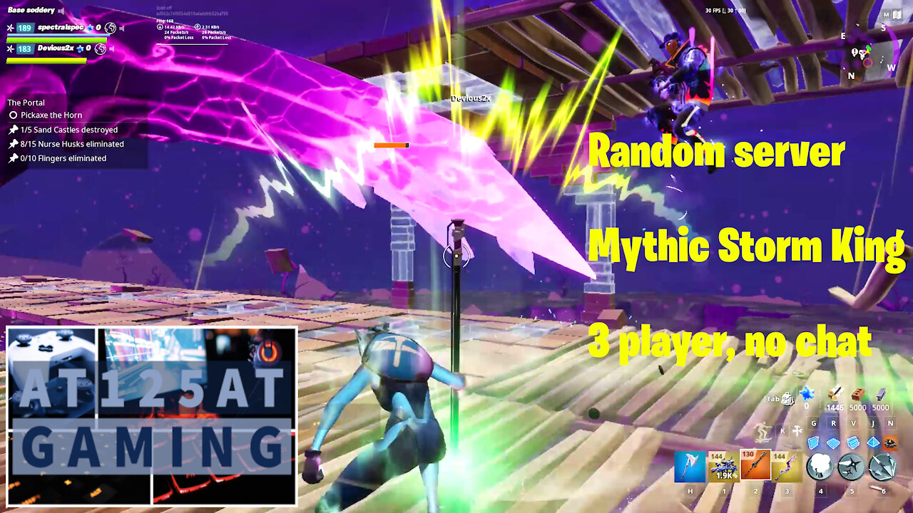 Fortnite | Mythic Storm King | 3 Player MSK | Random server #4 |