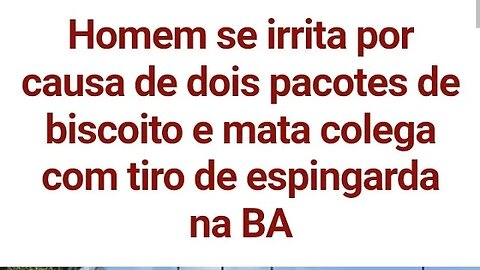 FRIO, FOME E FALÊNCIA