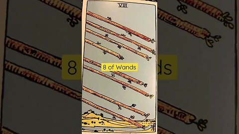 8 of Wands #shorts #learntarot