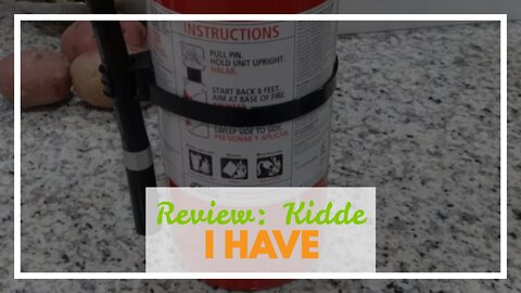 Review: Kidde 21005779 Pro 210 Fire Extinguisher, ABC, 160CI, 4 lbs, 1 Pack