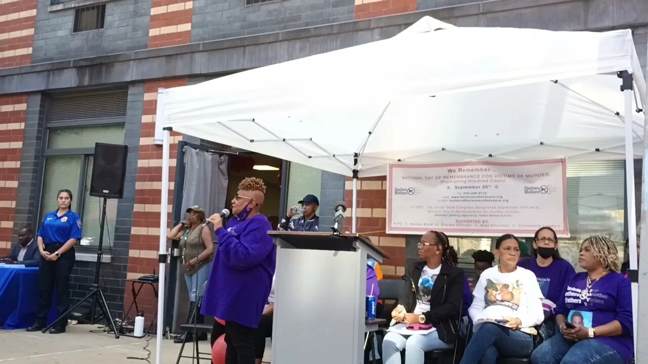 7th Annual National Day Of Remembrance Gathering 306 West 128th Street Hosted by Harlem Mothers Save