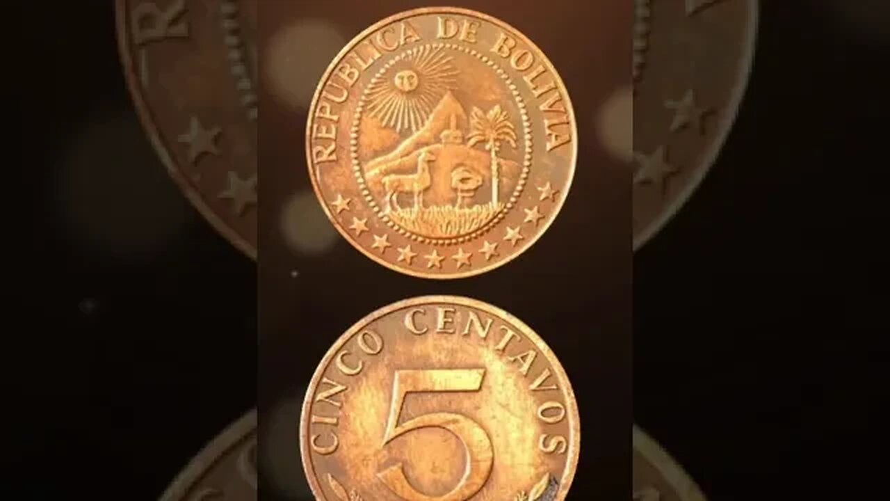 Bolivia 5 Centavos 1970. #shorts #viral #coinnotesz