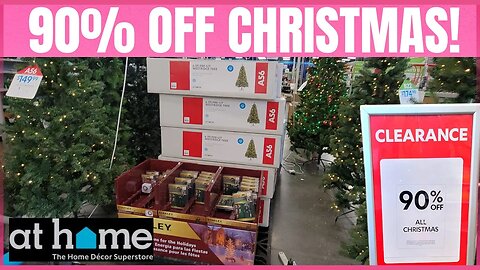 AT HOME STORE 90% OFF CHRISTMAS PLUS HALLOWEEN AND FALL | STORE WALK THRU #athomestore