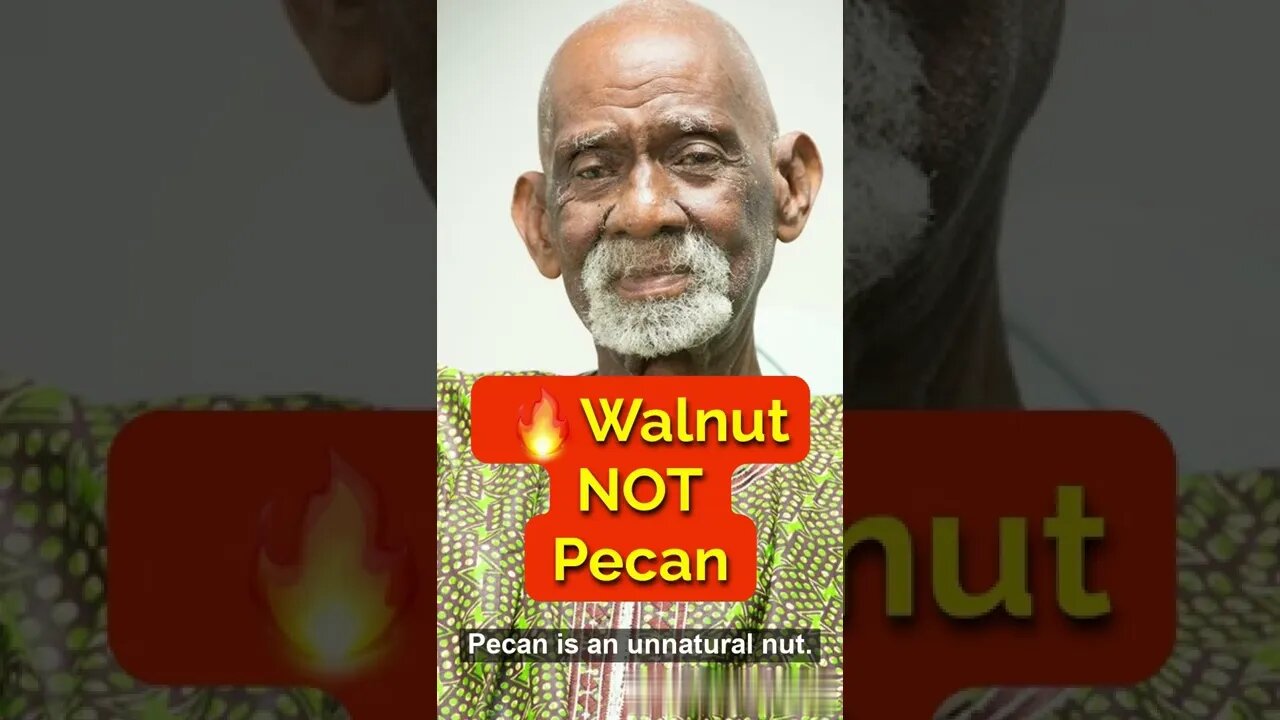 Dr Sebi - WALNUT Not PECAN NUT #shorts #drsebi #nuts