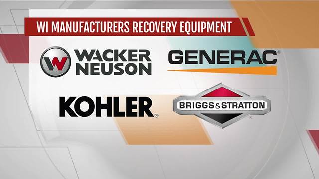 Local company makes generators, water pumps for Harvey relief