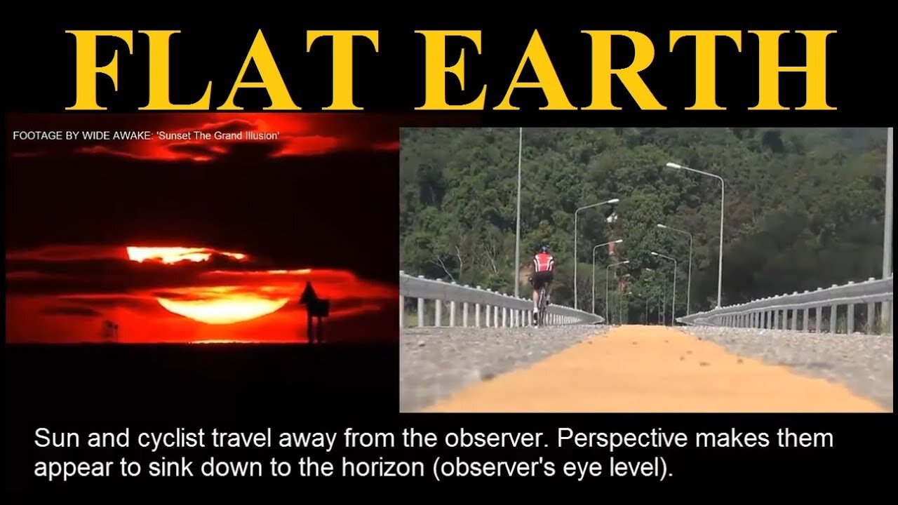 Flat Earth - Great example of perspective & mirroring - no curve - Phuket Word mirror ✅