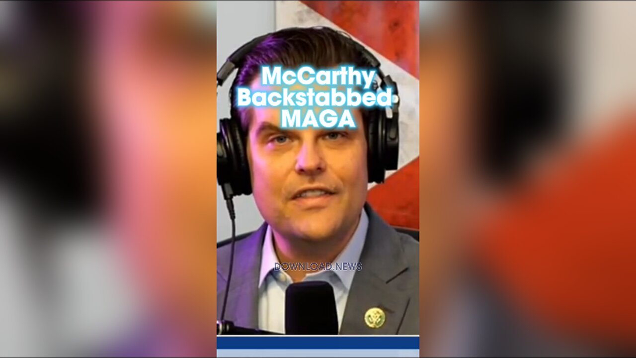 Steve Bannon & Matt Gaetz: McCarthy Did Everything He Could To Try & Stay Speaker - 10/25/23