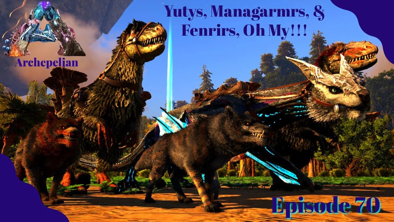 In Search of: Yutys & Fenrirs, to start wtih..! - Archepelian Map - ARK Survival Evolved - Ep 70