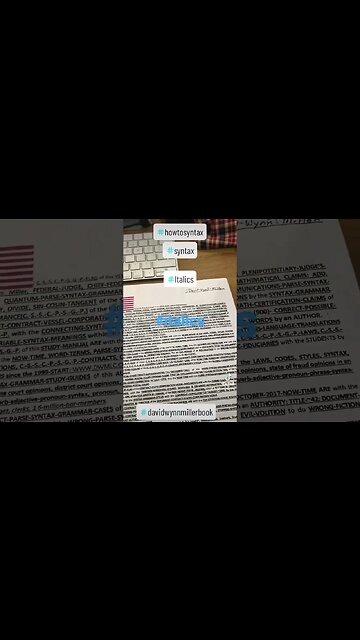 #italic #howtosyntax #syntax In this video I talk about italics and what they mean on a document.