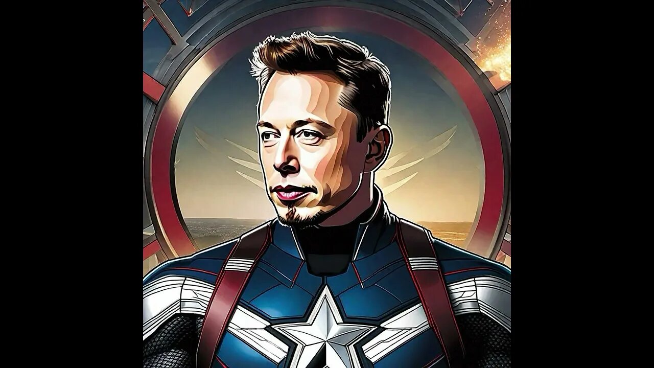 Elon Musk fused with Captain America #elonmusk #captainamerica #wonderapp