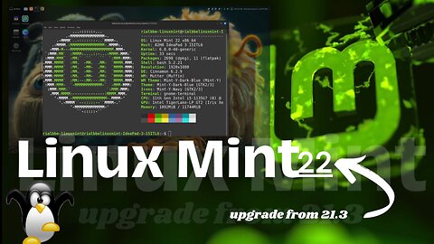 OS - Linux Mint 22 upgrade from 21.3