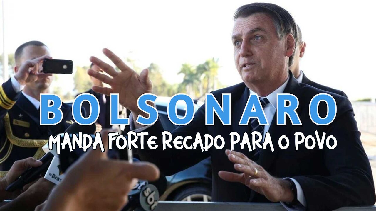 [ 7 DE SETEMBRO ] Bolsonaro aguarda reação do povo