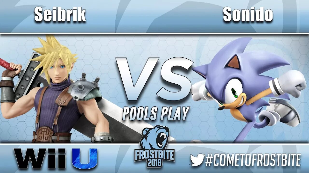 ECG | Seibrik (Cloud) vs. Sonido (Sonic) - Wii U Pools Play - Frostbite 2018