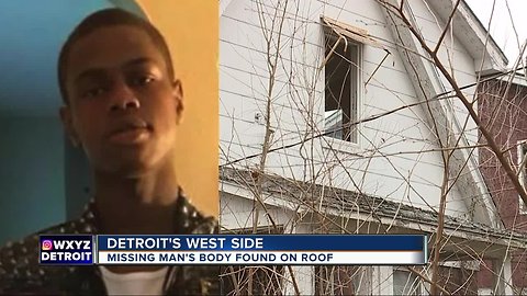 Missing man's body found on roof of his house