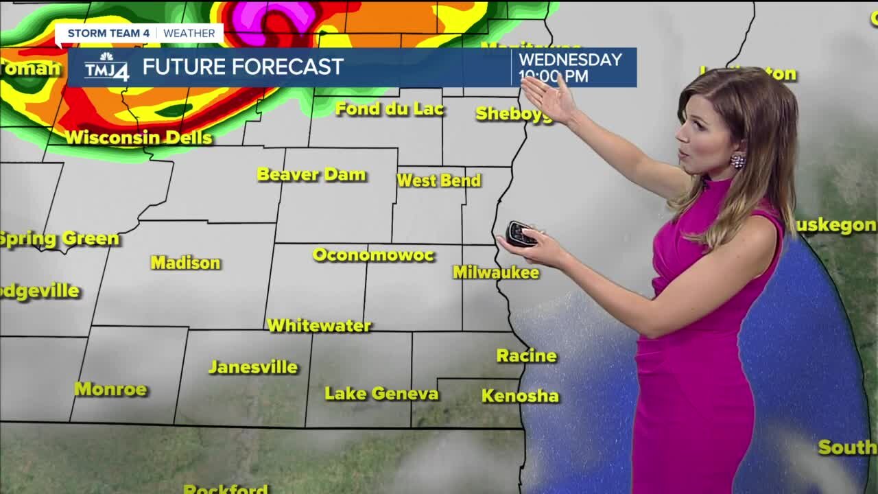 Partly sunny Wednesday, chances of severe nighttime thunderstorms