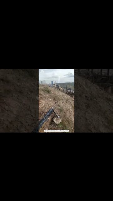 Russia Ukraine War: Coordinated Ukrainian tank and infantry attack #shorts