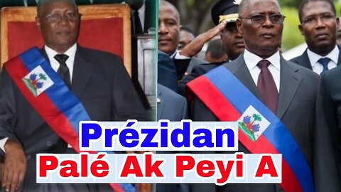 Jocelerme Privert Ancien président Provisoire D'Haïti Souké Peyi a