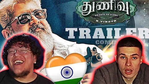 Americans React to Thunivu Official Trailer | Ajith Kumar | H Vinoth | Zee Studios | Boney Kapoor