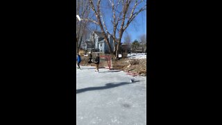 Pond hockey