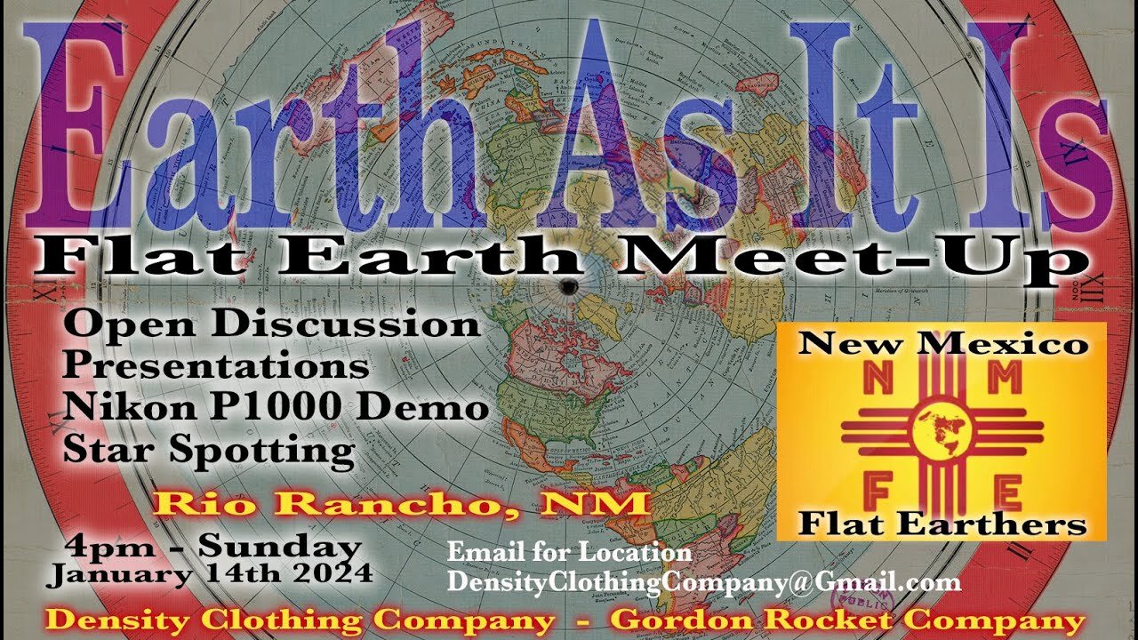 [archive] Flat Earth meetup New Mexico Jan 14, 2024 ✅