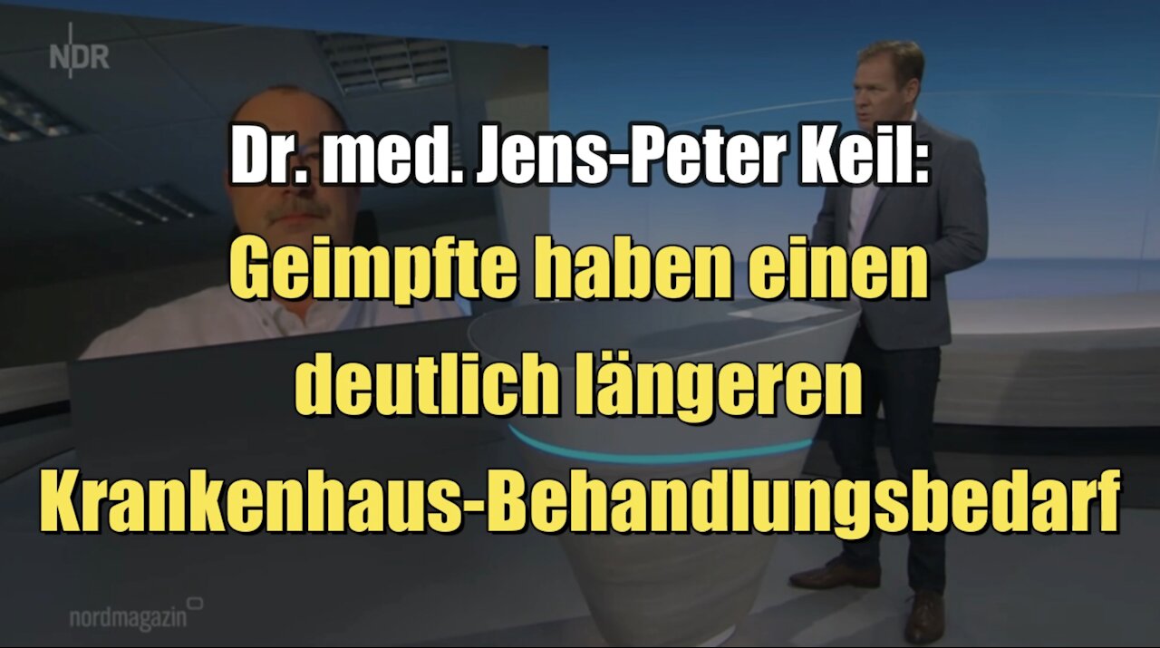 Geimpfte haben einen deutlich längeren Krankenhaus-Behandlungsbedarf (NDR I 23.11.2021)