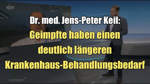 Geimpfte haben einen deutlich längeren Krankenhaus-Behandlungsbedarf (NDR I 23.11.2021)