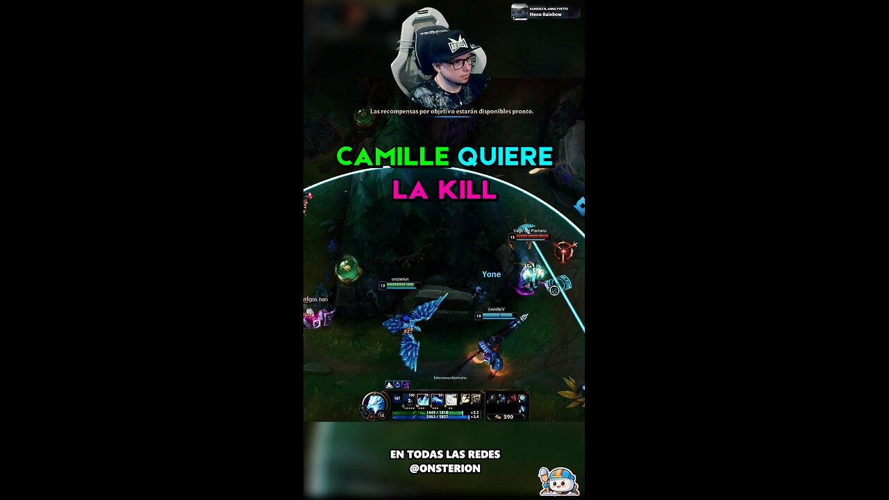 Camille quiere la kill - League of Legends v14.8: #leagueoflegends #lol #onsterion