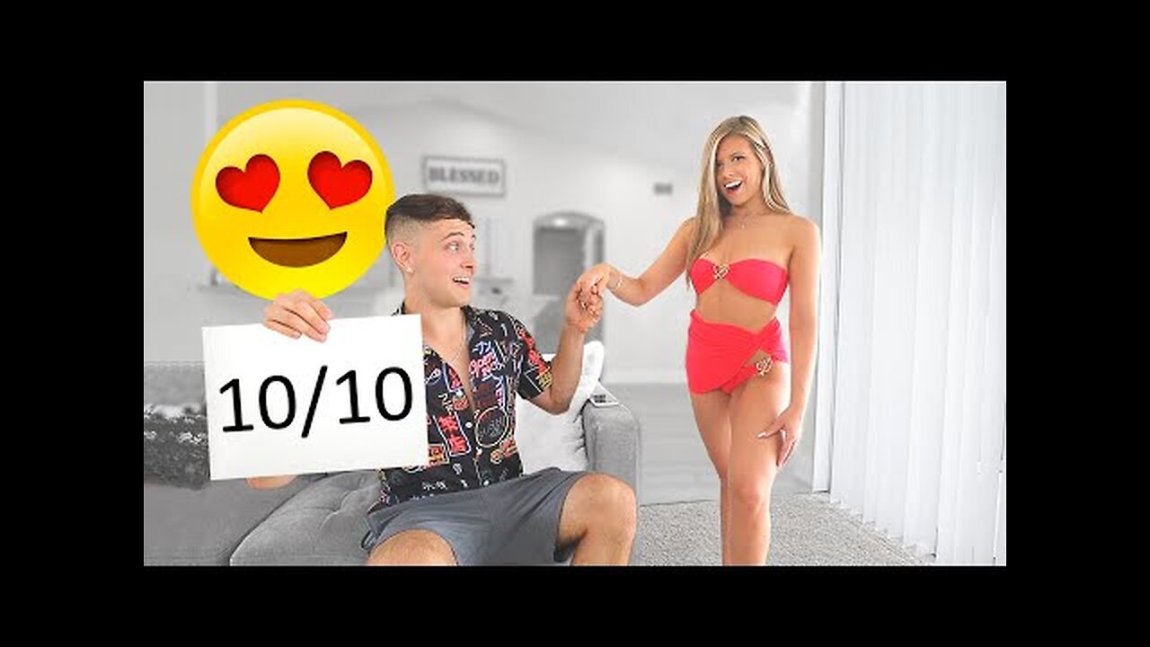 RATING MY GIRLFRIENDS HOTTEST BIKINIS😍 Mariah and Bill