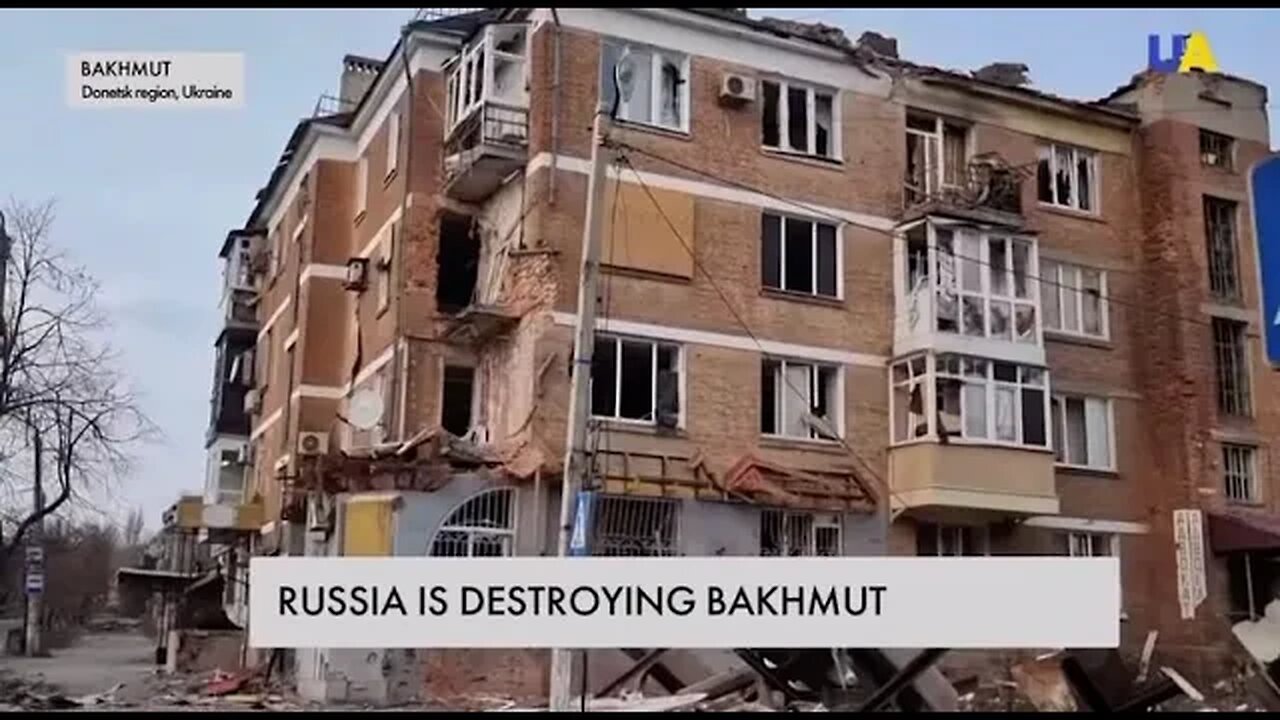 Russia is destroying Bakhmut