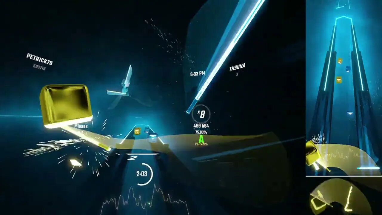 (beat saber mp) getsix ft. miss lina - sky fracture vip [mapper: various]